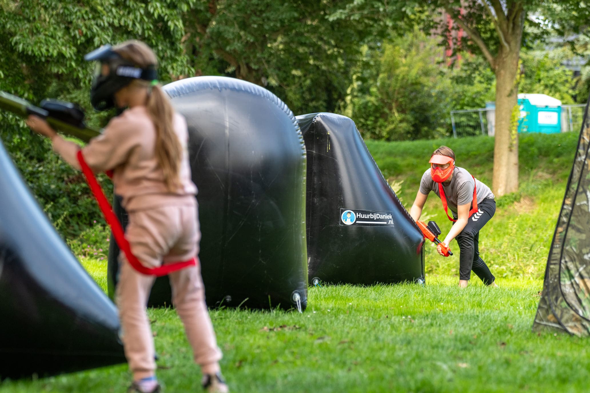 Vanaf welke leeftijd paintballen 8 jaar kind kinderfeestje paintball