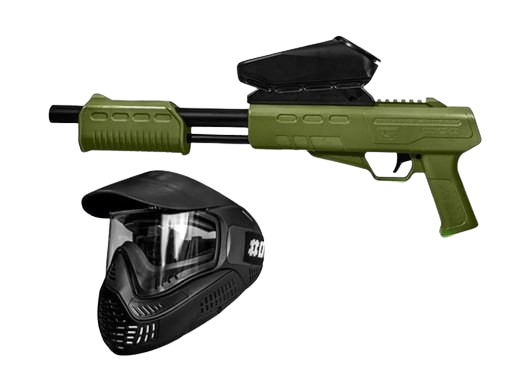 Paintball geweer + masker